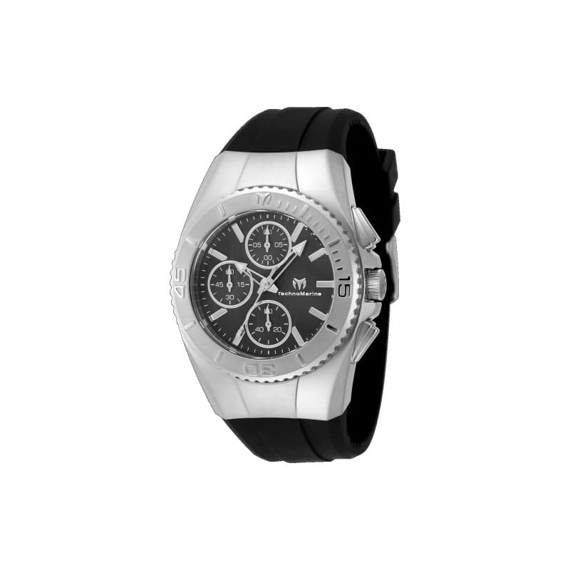Technomarine Women's TM-124033 Cruise Quartz Chronograph Black Dial Watch - Gold