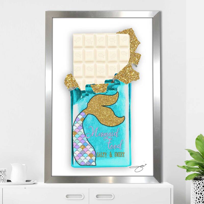 "Mermaid Chocolate Salty & Sweet 1" by Jodi Print on Acrylic