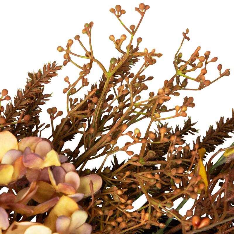 Fall Grass Autumn Harvest Artificial Wreath - 32"