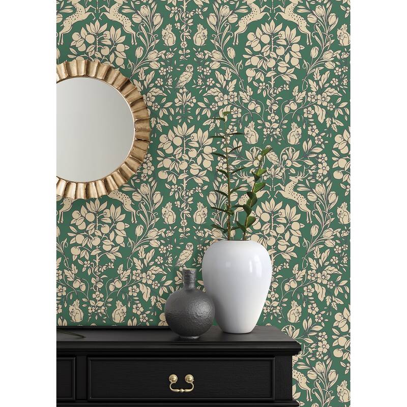 NuWallpaper Emerald Enchanted Peel & Stick Wallpaper