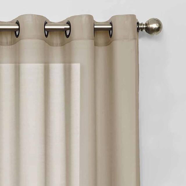 Eclipse Liberty Light-filtering Sheer Single Curtain Panel