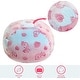 preview thumbnail 2 of 4, Disney Little Mermaid Embossed Round Bean Bag Chair for Kids