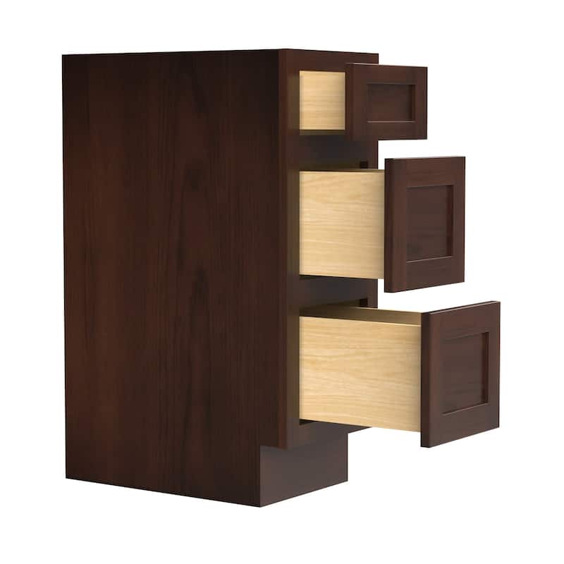 Vanity Art 12 Inch Bathroom Vanity Base Cabinet Solid Wood Small Bathroom Storage Floor Cabinet