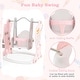 preview thumbnail 8 of 18, Costway Toddler Slide and Swing Set 4-in-1 Indoor Playground with - See Details