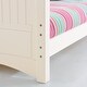 preview thumbnail 3 of 2, Summerset Full Low Poster Bed in Ivory