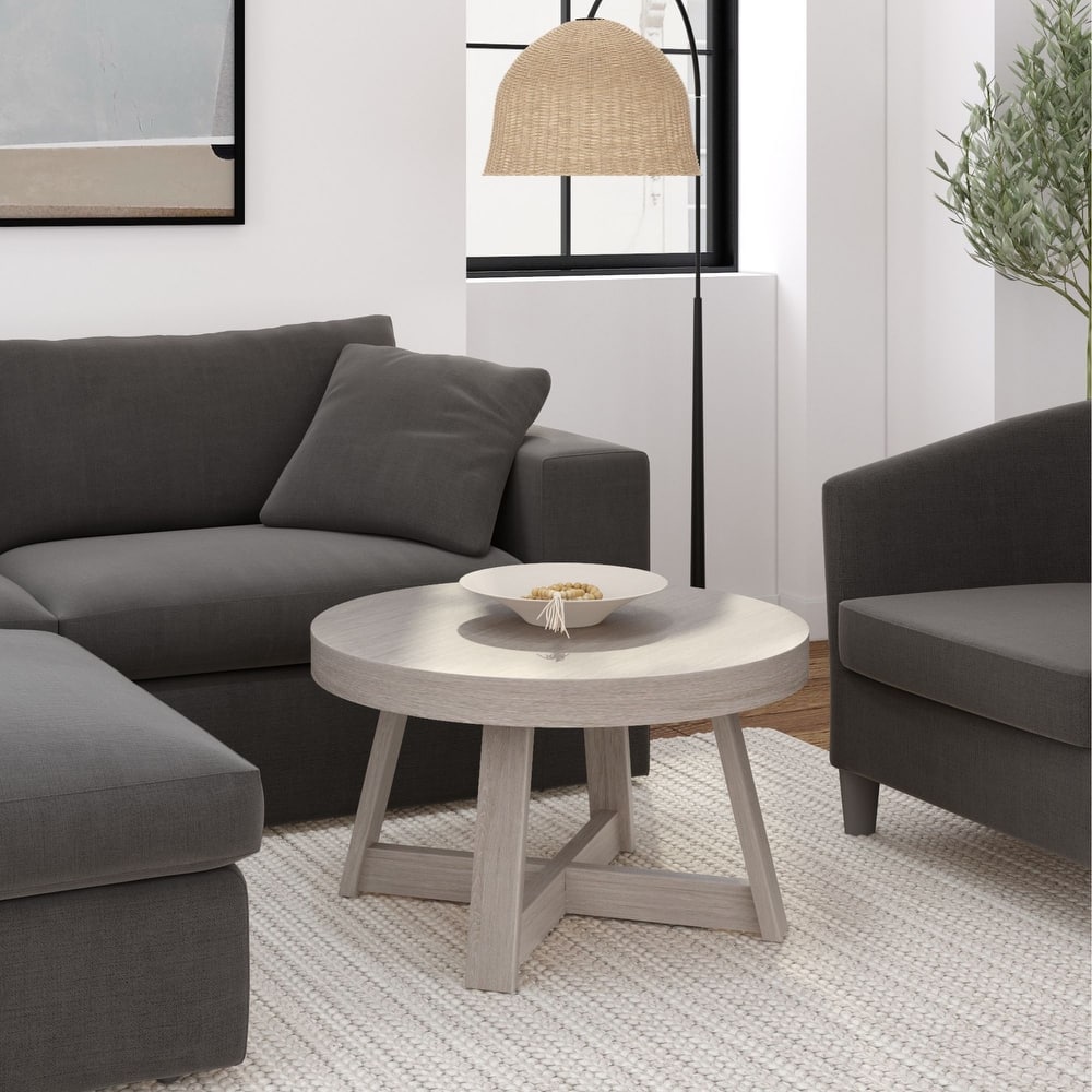 Plank and Beam Classic Round Coffee Table - 30"