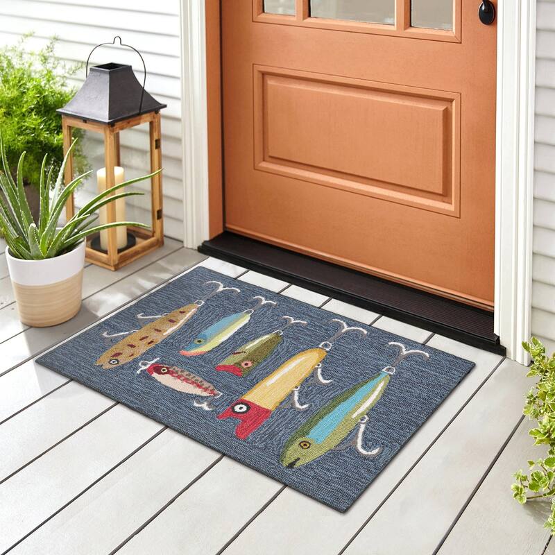 Liora Manne Frontporch Playing Hooky Indoor/Outdoor Rug - 2' x 3'
