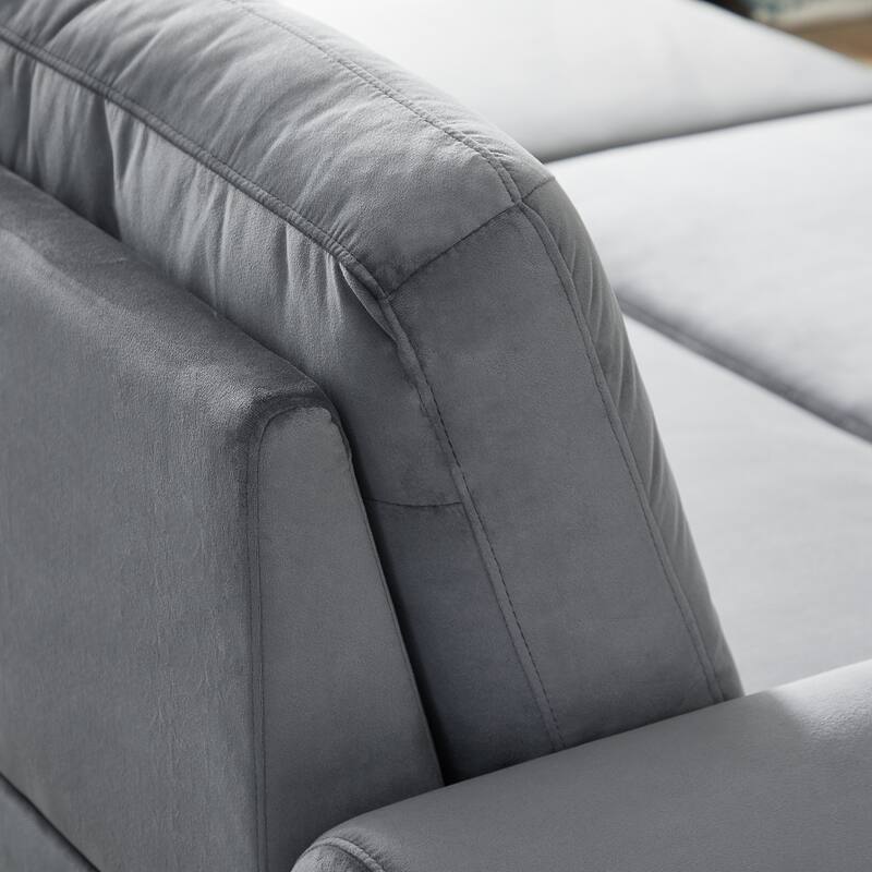 83" L-Shape Sectional Sofa with Storage Chaise