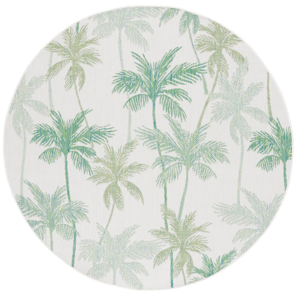 SAFAVIEH Courtyard Plony Indoor/Outdoor Tropical Rug