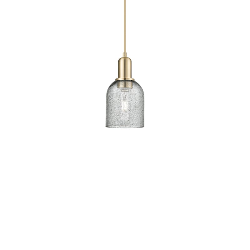 Innovations Lighting 716-1P-10-5 Caledonia Pendant Caledonia 5" Wide - Champagne Bronze / Charcoal