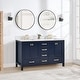 preview thumbnail 13 of 16, PROOX 60 inch Freestanding Bath Vanities with Engineered Culture Marble Top Undermount Sink - 60"