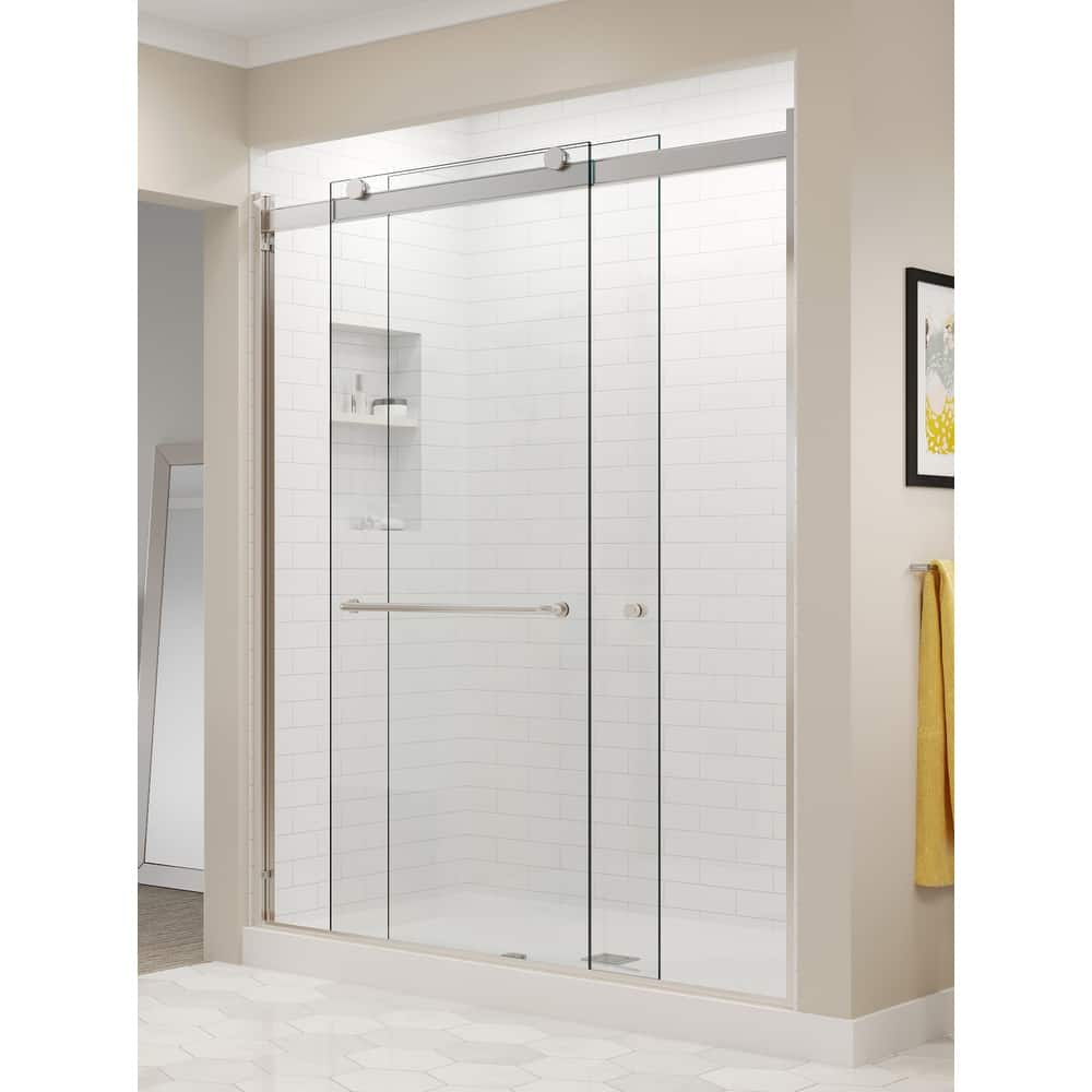 Basco Basco Rotolo 70" High x 56" Wide Bypass Semi-Frameless Shower