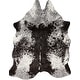 preview thumbnail 5 of 14, Alexander Home Charcoal Faux Cowhide Area Rug
