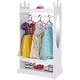 preview thumbnail 4 of 12, UTEX Kids Dress up Storage with Mirror,Costume Closet for Kids,Open Hanging Armoire Closet,Pretend Storage Closet for Kids