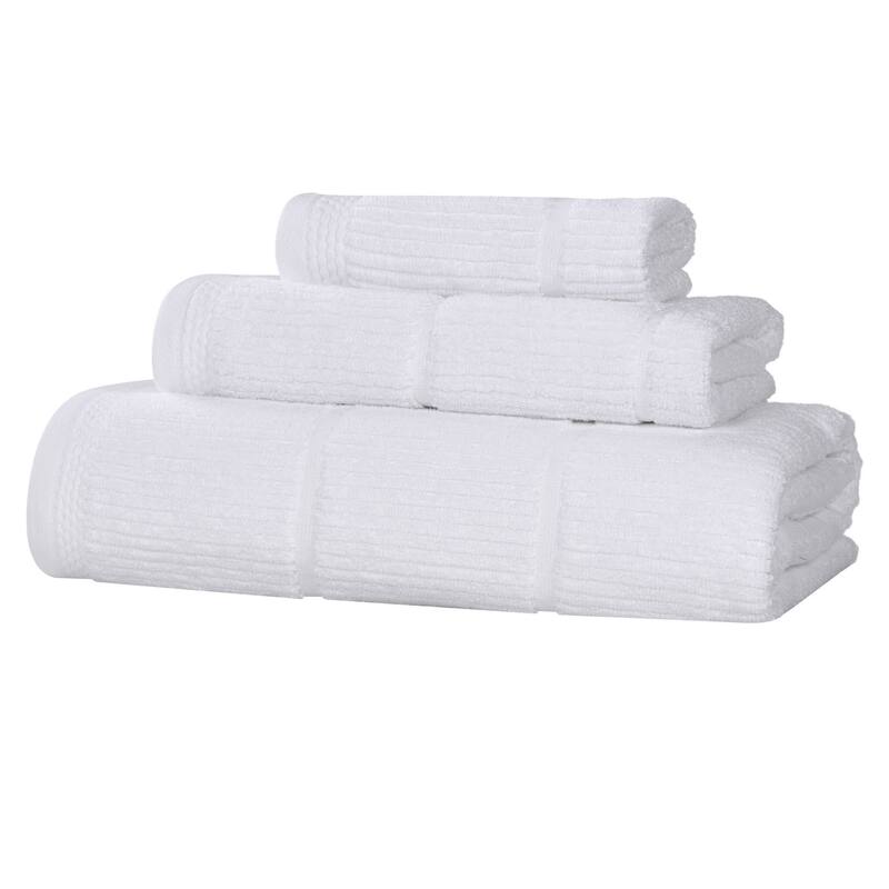 Superior Milo Smart Twist Viscose Cotton Blend 3 Piece Towel Set