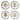 Portmeirion Botanic Garden Etchings Earthenware Side Plate