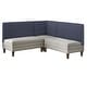 preview thumbnail 7 of 18, Lifestorey Phillips 3-Piece Upholstered Banquette Set