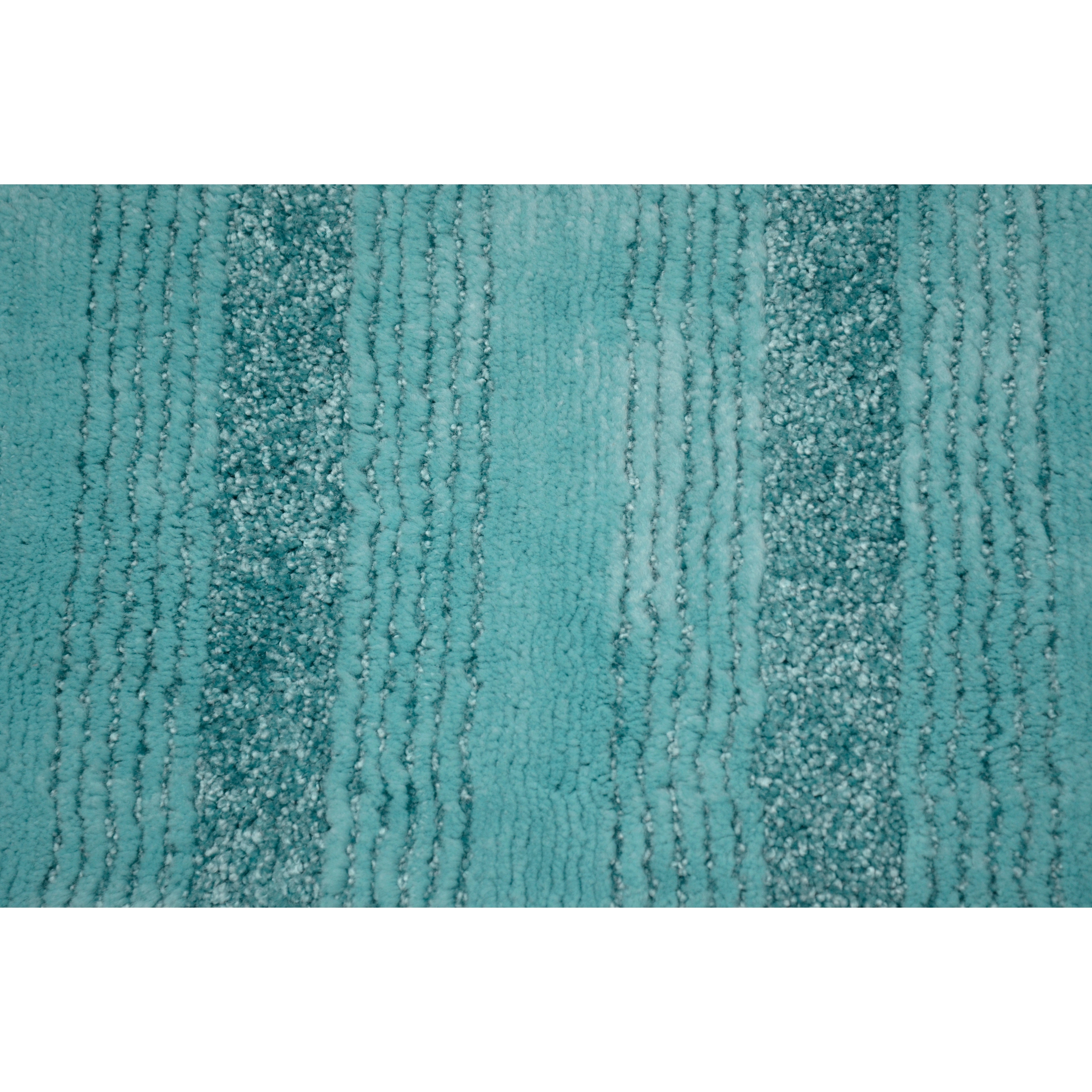 EDDIE BAUER Logan Turquoise Aqua 22 in. x 60 in. Solid Cotton 1-Piece Runner Rug