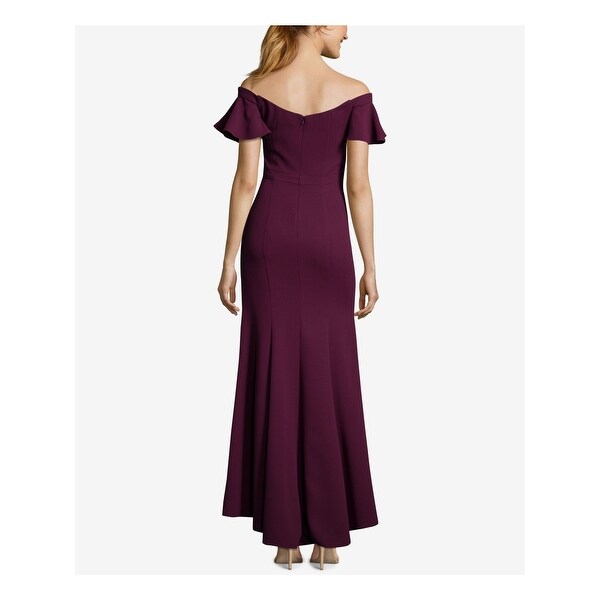 xscape burgundy dress