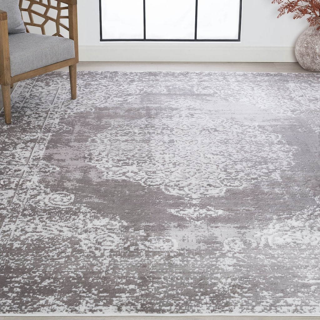 Linx Shabby Chic Medallion Indoor Area Rug