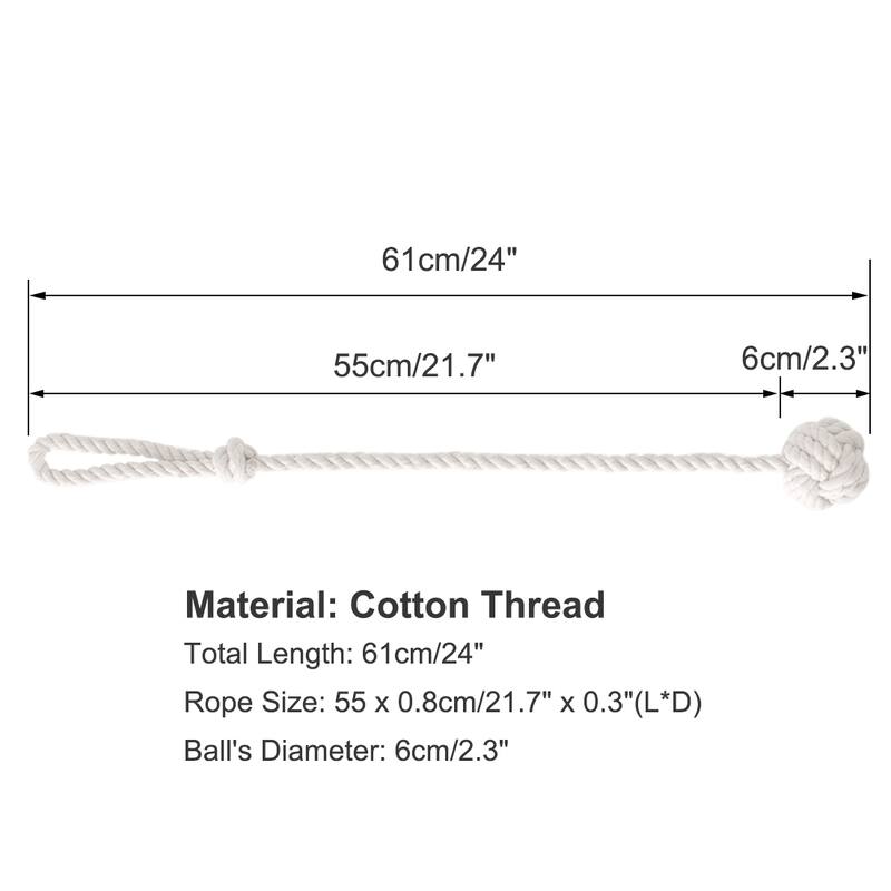4pcs Curtain Tieback 24 Inch Holdback Decorative Rope Curtain Holder - Beige