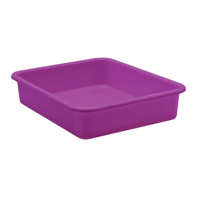 Teacher Created Resources Purple Large Plastic Letter Tray, Pack of 6