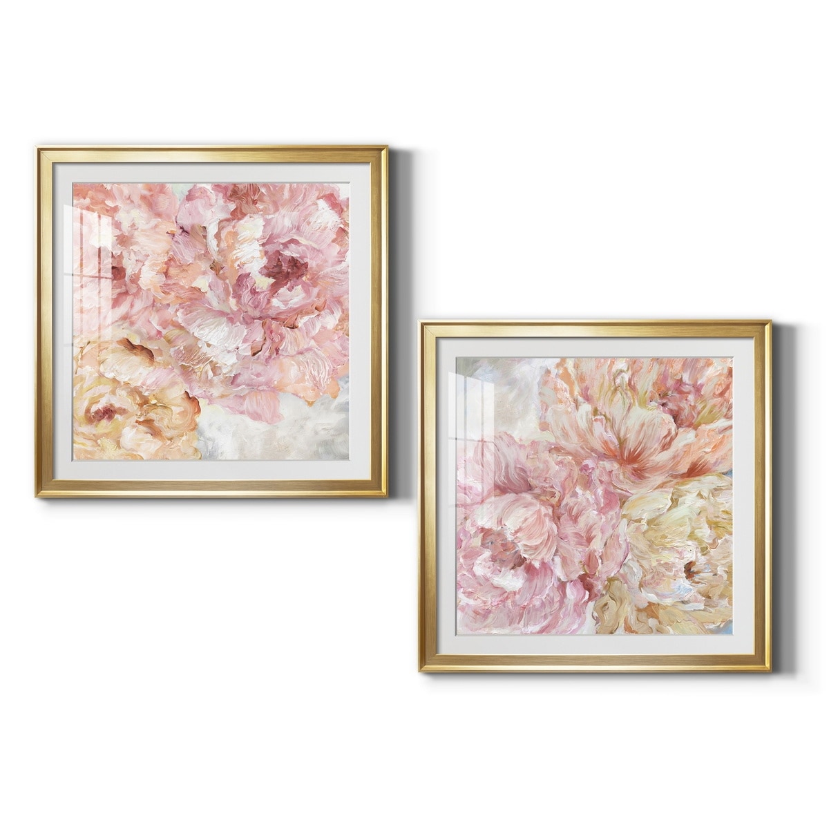 Contemporary Peonies I Premium Framed Print - Ready to Hang