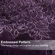 preview thumbnail 14 of 32, Embossed Floral Bed Blanket 85"x95" - 9lbs