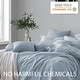 preview thumbnail 7 of 12, Swift Home Premium Cotton Prewashed Chambray Duvet Cover Set Bed Linen - Comforter/Duvet Insert Not Included