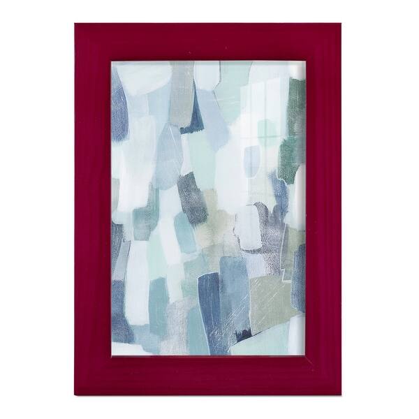 slide 2 of 140, Dusky Gale II -Framed Print w/glass-Cherry Red 4x6 - Red