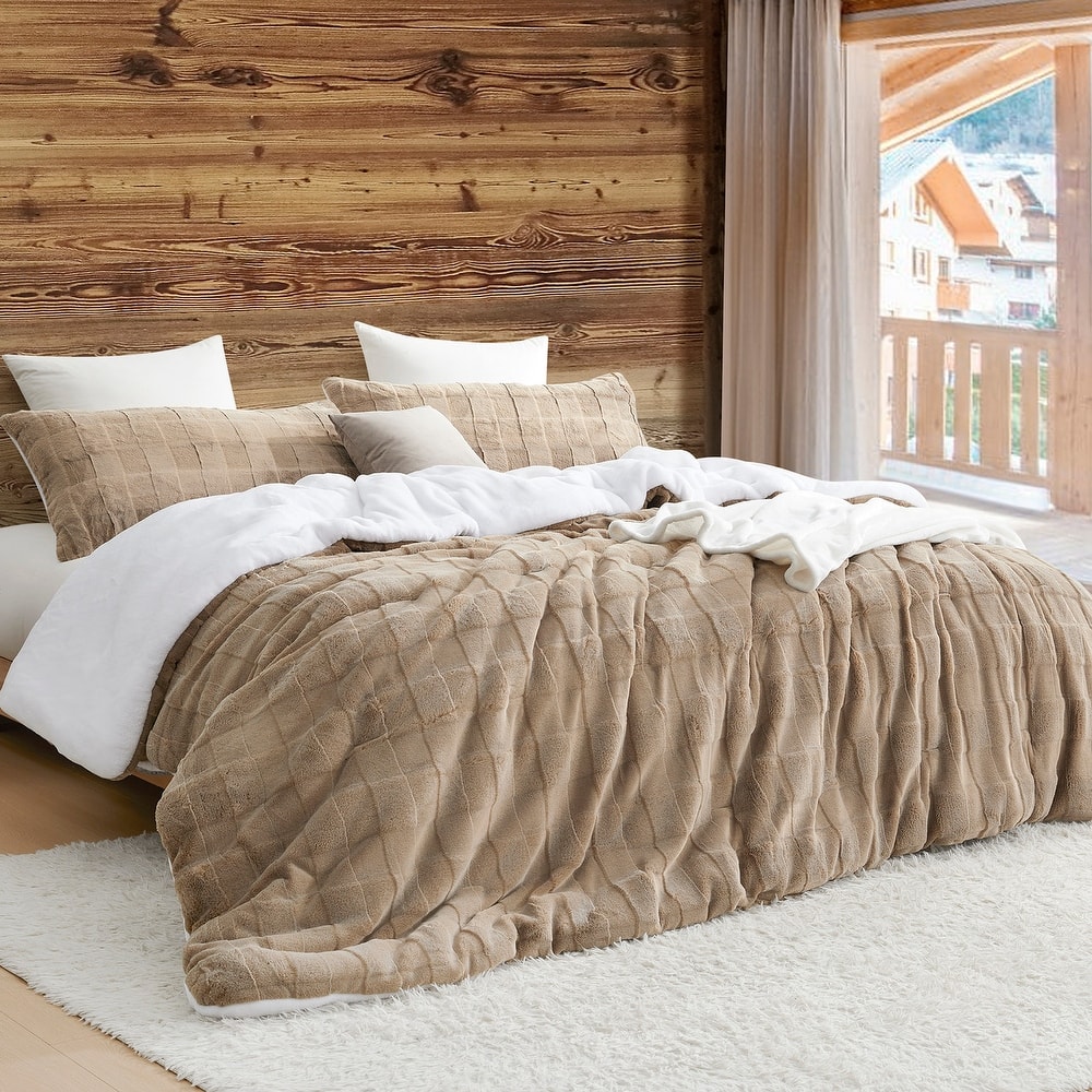 Chunky Bunny Crossing - Coma Inducer® Oversized Comforter Set - White Pepper Tan