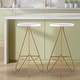 preview thumbnail 10 of 49, Trinity Modern Round Metal Backless Bar Stool with Hairpin Legs and Integrated Footrest for Kitchen Island & Home Bar