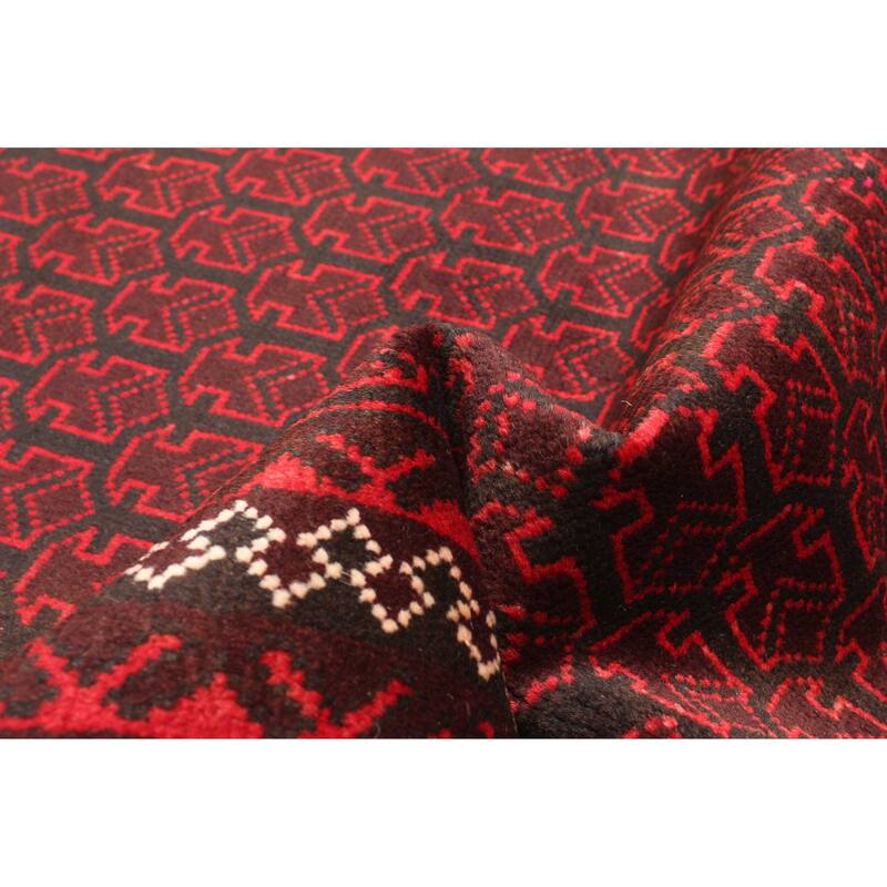 ECARPETGALLERY Hand-knotted Teimani Black Wool Rug - 2'10 x 4'9