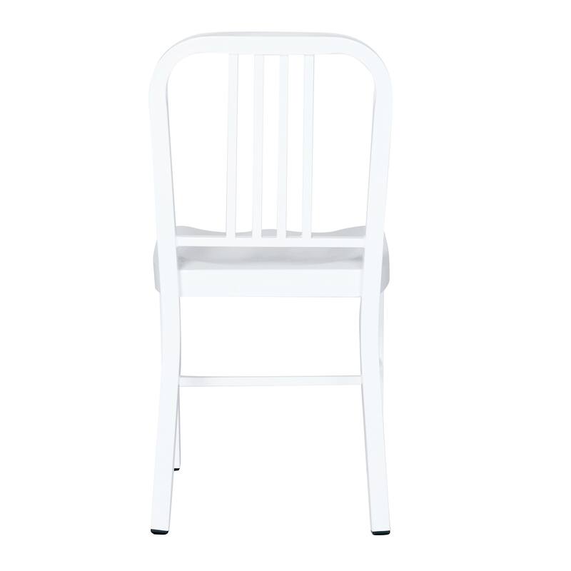 Industrial Metal Indoor-Outdoor Chair Set of 2