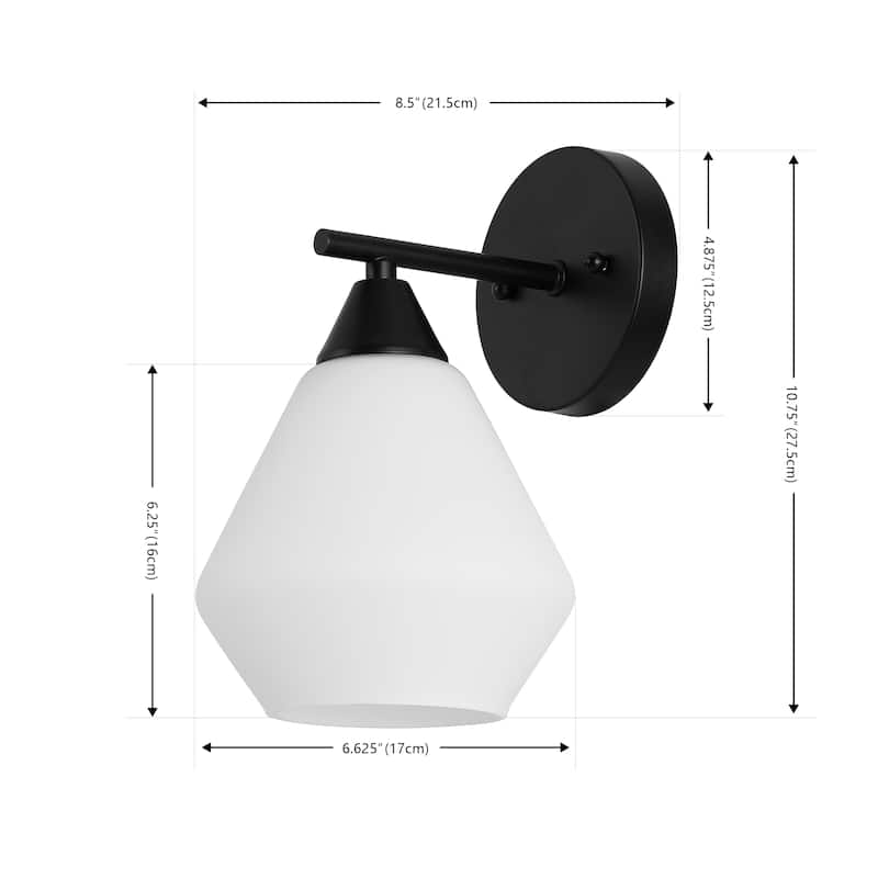 SAFAVIEH Lighting Annely 9-inch Wall Sconce (Set of 2) - 7 In. W x 9 In. D x 11 In. H - 7Wx9Dx11H