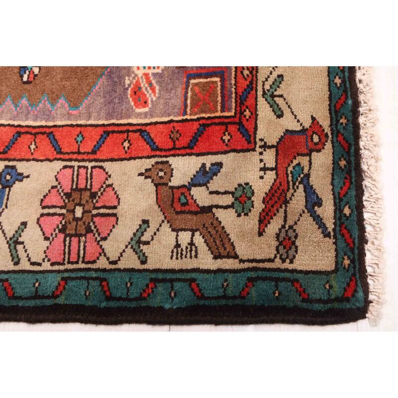 ECARPETGALLERY Hand-knotted Konya Anatolian Brown Wool Rug - 3'7 x 6'7