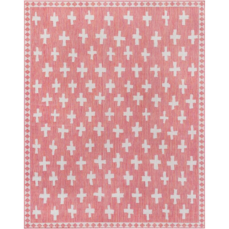 Livabliss Boronia Indoor/ Outdoor Mod Geometric Area Rug