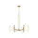 preview thumbnail 2 of 13, Hunter Sunjai Candle Chandelier - Entry, Kitchen Island, Dining Room, Living Room - Geometric, Glam, Contemporary