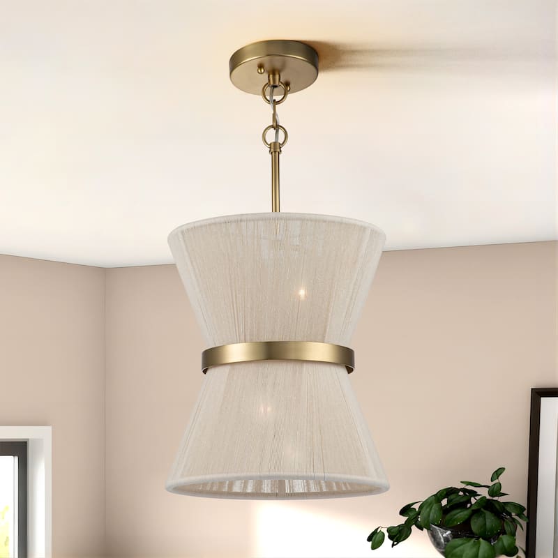 Modern Farmhouse Boho Chandelier for Dining Room in Gold or Black