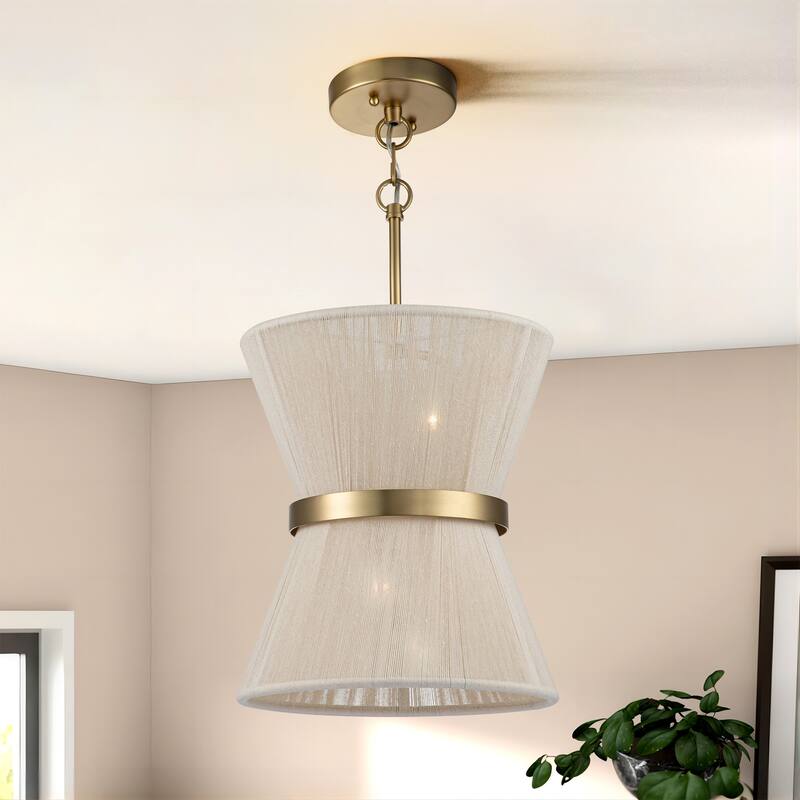 Modern Farmhouse Boho Chandelier for Dining Room in Gold or Black