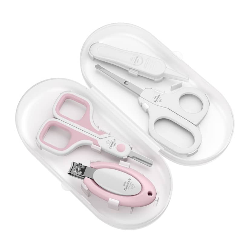 Little Martin's Nail Care Kit (1 Clipper, 2 Scissors, 1 Tweezer) - Pink