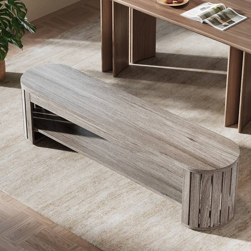 Wood Dining Bench, Entryway Kitchen Seat, Dining/Living Room Home Office Accent Bench