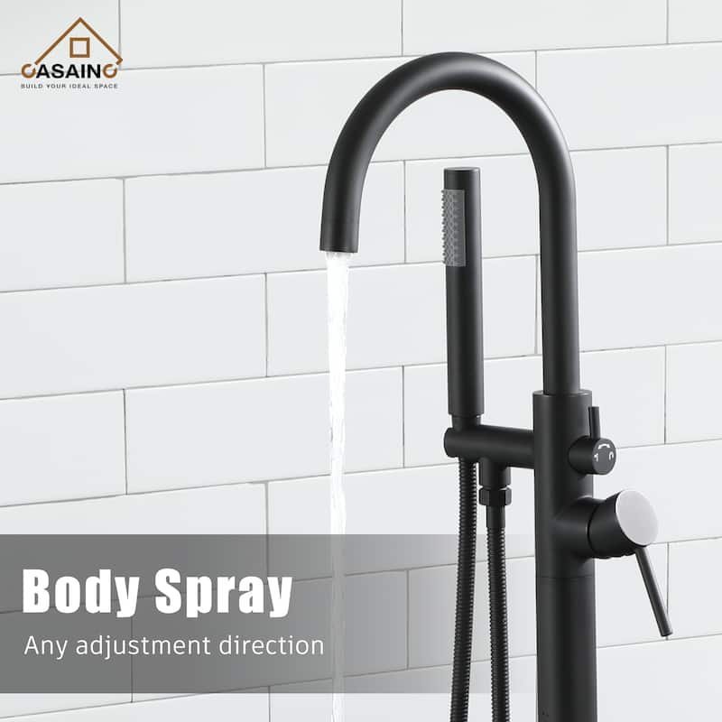 CASAINC 2-Function Free Standing Bathtub Faucet with CUPC Certification