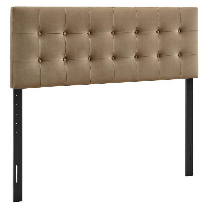 Emily Biscuit Tufted Performance Velvet Headboard