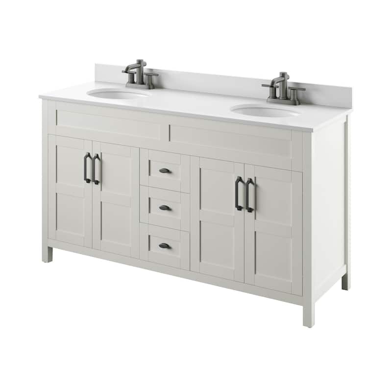 60" Double Bathroom Vanity