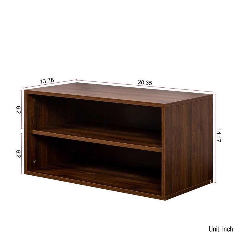 Versatile Organizer Stackable Mounted Storage Cabinet for Books, Decor & Keepsakes