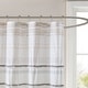 preview thumbnail 2 of 2, INK+IVY Nea Cotton Printed Shower Curtain with Trims