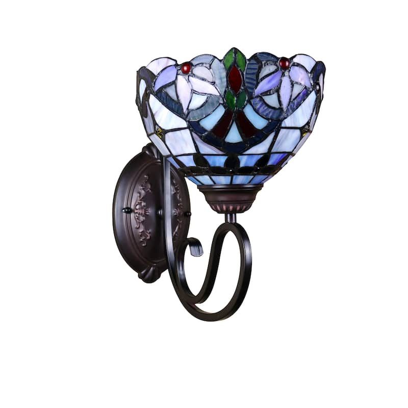 Victorian Design 1-light Blackish Bronze Wall Sconce