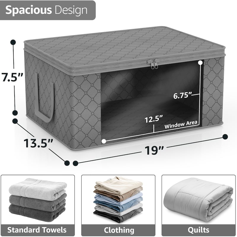 Storage Organize Bags (2 Pack) - 19" L X 14" W X 8" H