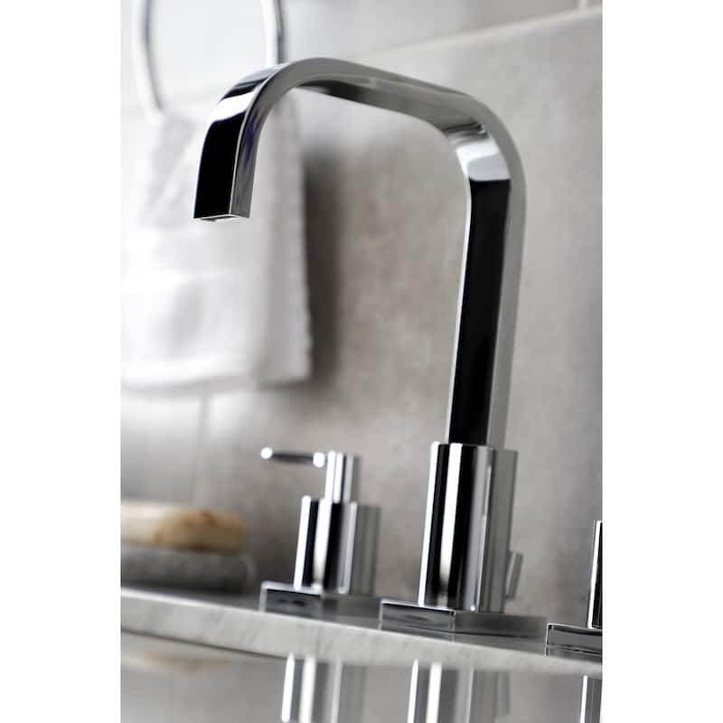 Kingston Brass Serena 1.2 GPM Widespread Bathroom Faucet with Pop-Up
